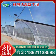 日光暖棚温室玻璃温室大棚 阳光板玻璃温室建设 生态育苗温室大棚