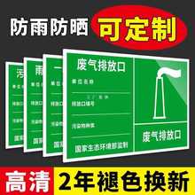 废气排放口标识牌雨水排污口标识牌污水废弃排放口标志牌危废标示