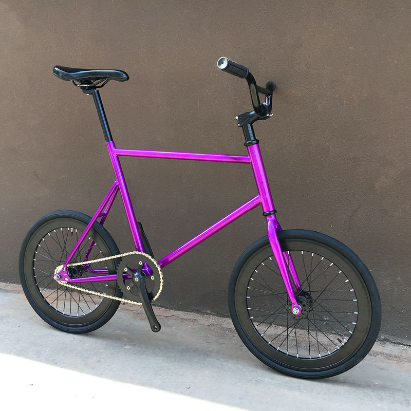 倒骑死飞自行车