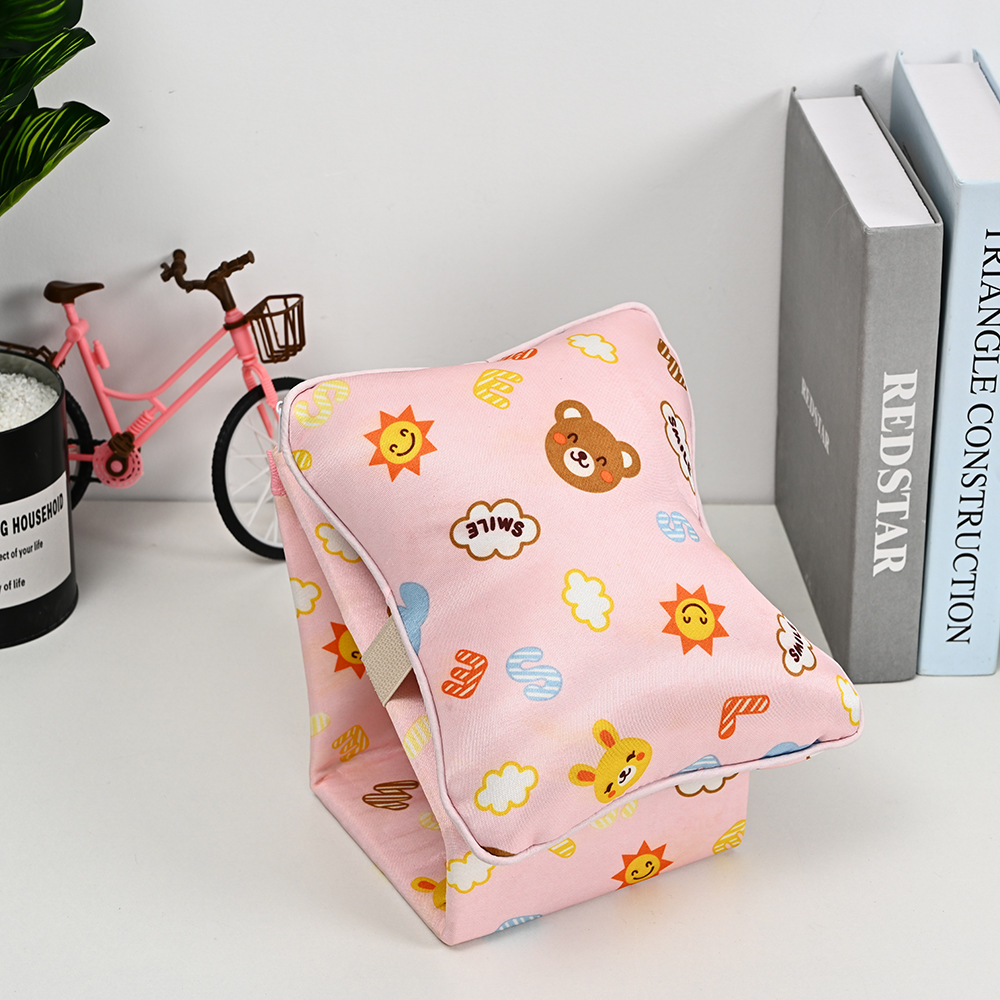 厂家定制批发学生午睡枕趴睡枕创意d型折叠支架枕办公室午睡抱枕