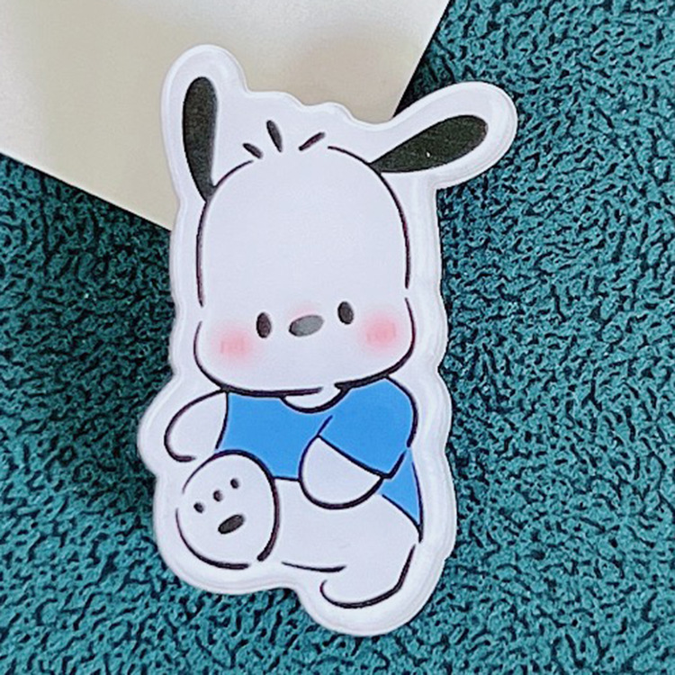 INS Cute Children Badge Cartoon Acrylic Pacha Dog Brooch Wholesale Clothes and Bags Pendants Pin