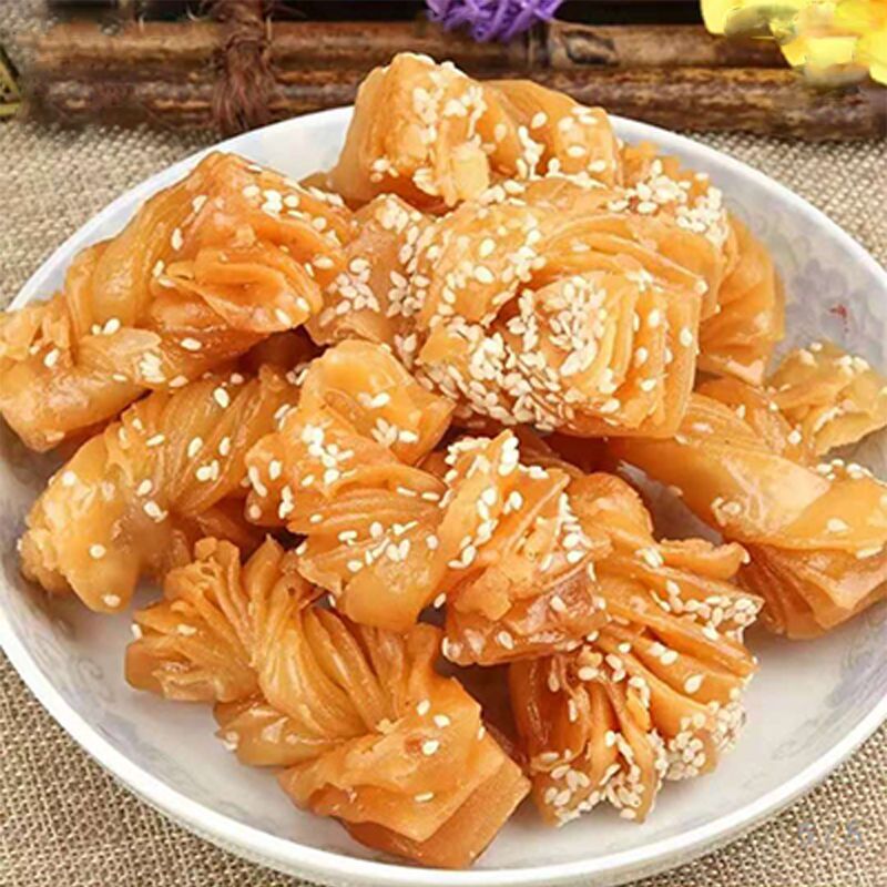 中式点心新鲜日期蜜三刀果子蜜翻花条山东传统糕点零食250-2000克