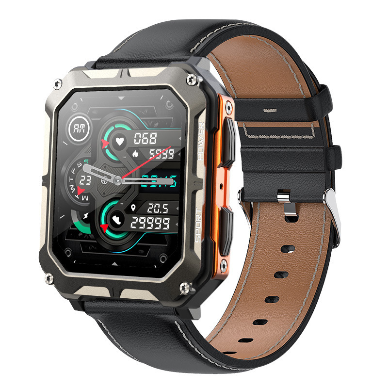 New C20pro Smart Watch Bluetooth Calling Three-Proof Outdoor Waterproof Heart Rate Blood Oxygen Monitoring Sport Step Counting