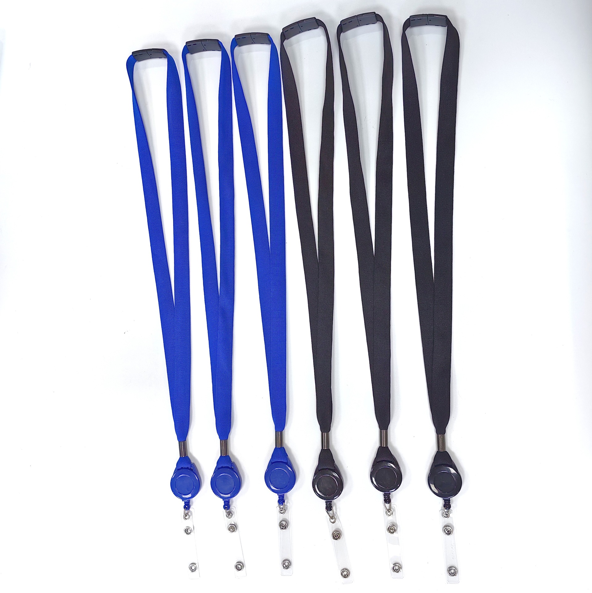 多色可选易拉扣挂绳证件挂绳现货批发彩拉线器滑轮证件挂绳伸缩扣