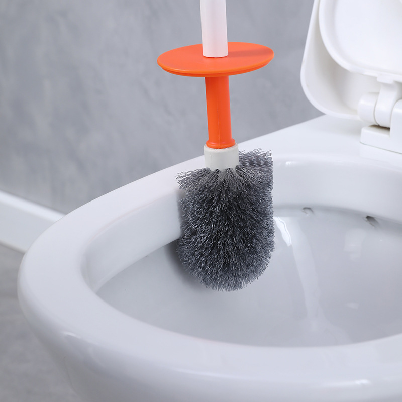 Toilet Cleaning Toilet Brush Set Punch-Free Hanging with Base Toilet Cleaning Brush Long Handle Toilet Brush