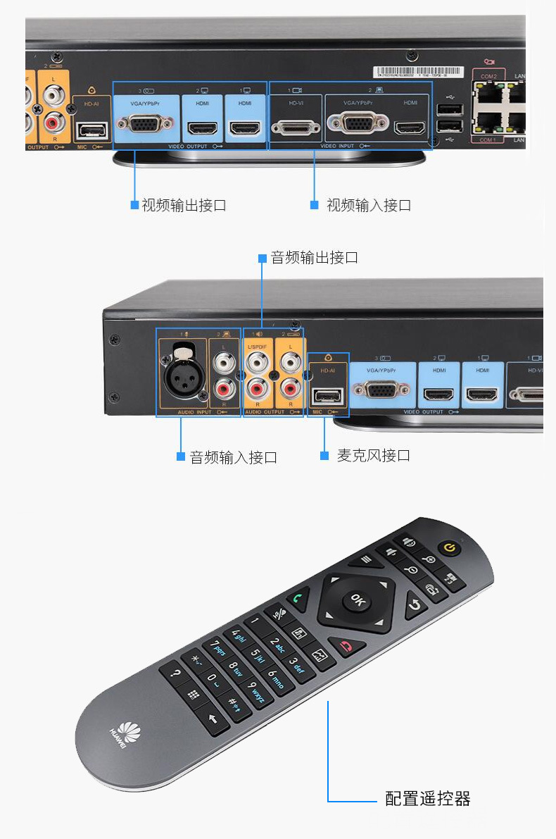 华为te40/te50/te30/te20/box300/600-1080p30高清会议终端vpc600