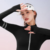 Autumn zipper Quick drying Tight fitting Cardigan Stand collar Long sleeve outdoors run Bodybuilding motion jacket Yoga suit coat