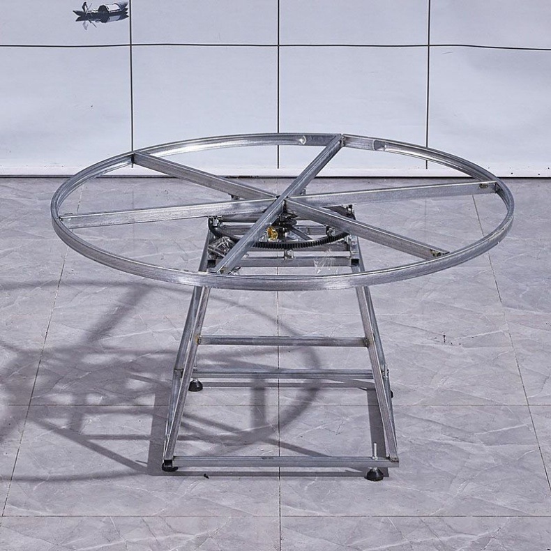 电动转盘落地钢架遥控餐桌转盘支架自动旋转机芯电动展示架展览台