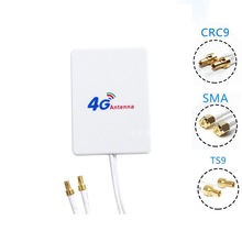 4G小平板天线随身移动无线路由器天线4G上网卡天线TS9CRC9SMA接口