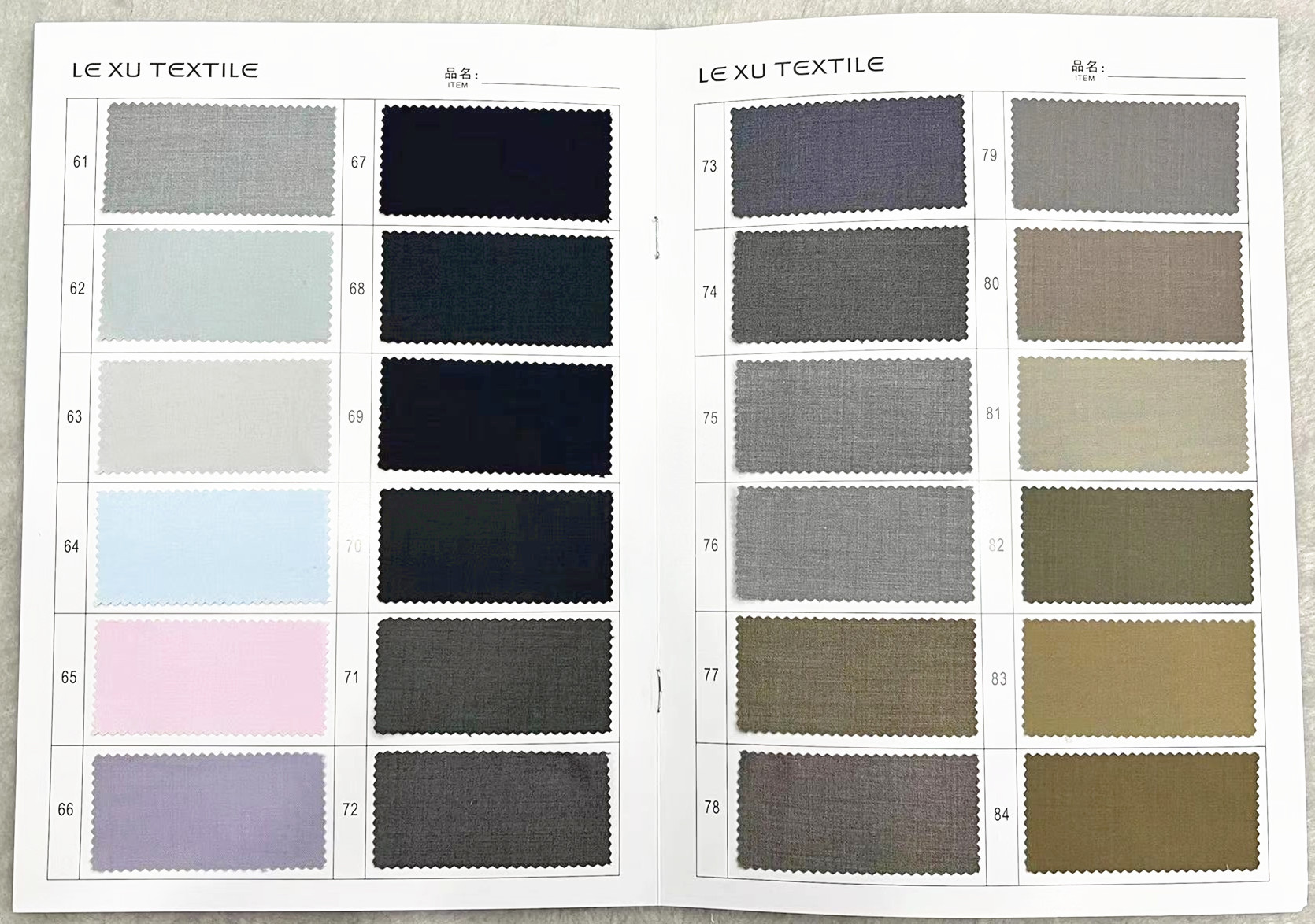 拍下备注详情页色卡序号,或者联系客服备注颜色!可按客户来样定做!