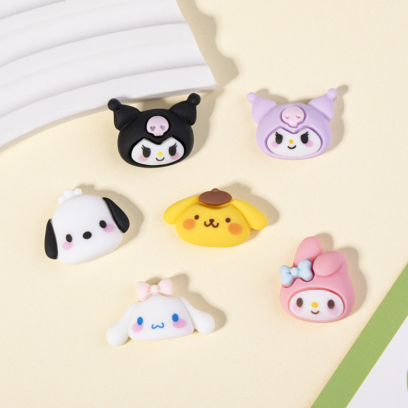 resin accessories cartoon sanrio series diy cream glue mobile phone shell patch hair accessories water cup stickers decorative materials