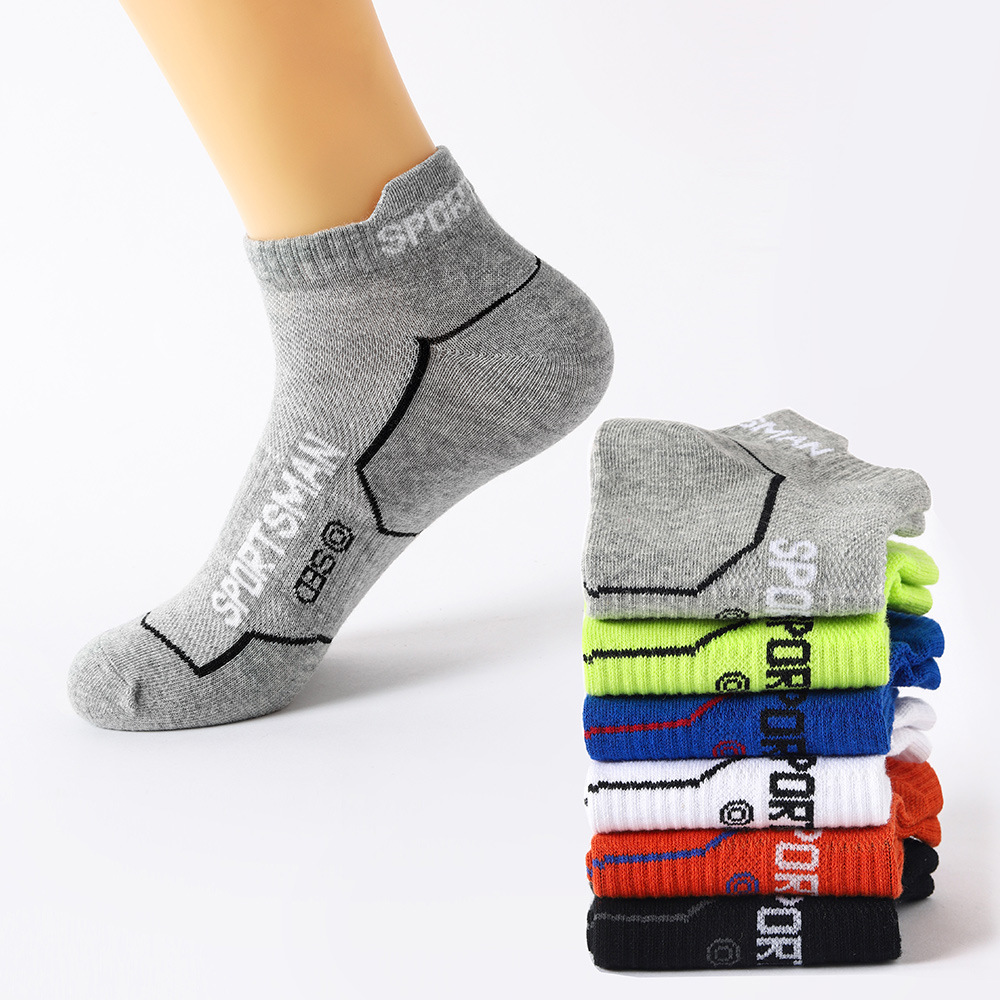 Socks Male Socks Summer Thin Sports Mesh Socks for Running Sweat Absorbing and Deodorant Short Socks Casual Cotton Socks Low Cut Socks