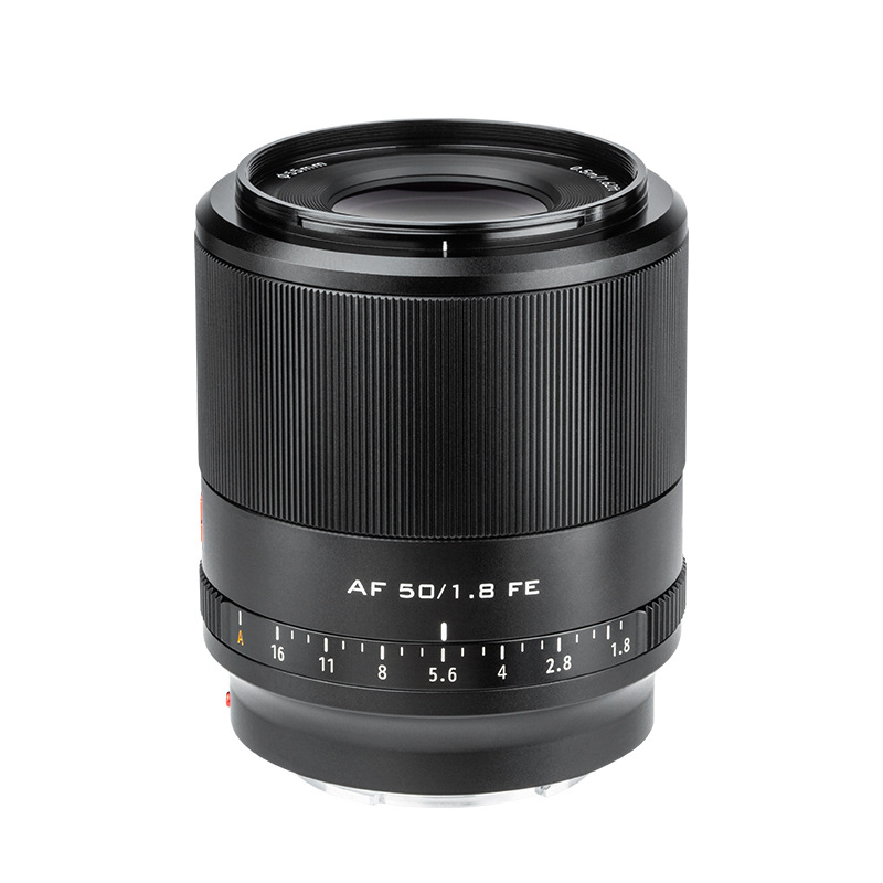 唯卓仕50mm f1.8全画幅微单定焦镜头适用于索尼e卡口a7m3a7r3相机