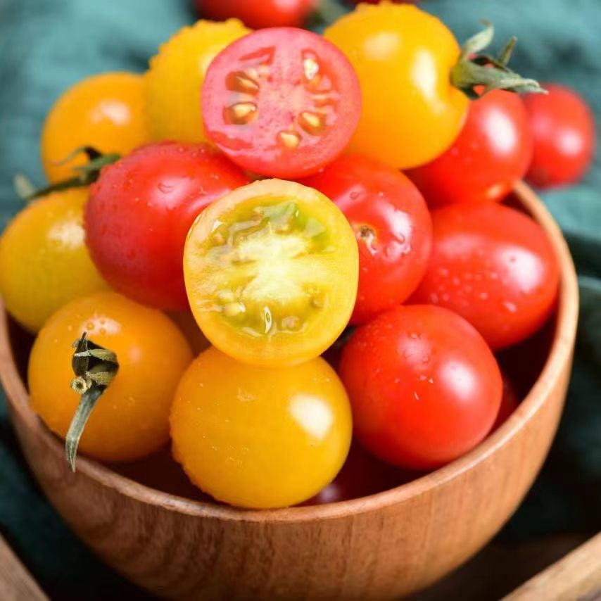 彩色圣女果混装新鲜迷彩阳光千禧即食小柿子水果樱桃番茄礼盒顺丰