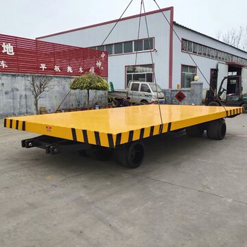 50吨宽型平板车 重型平板拖车 6000*3500*850 重型工业运输车