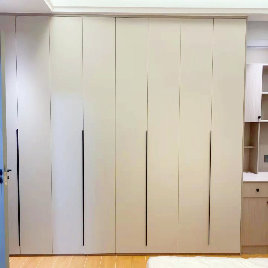 全屋定制实木衣柜北欧轻奢式家用衣帽间储物柜经济型简约通顶