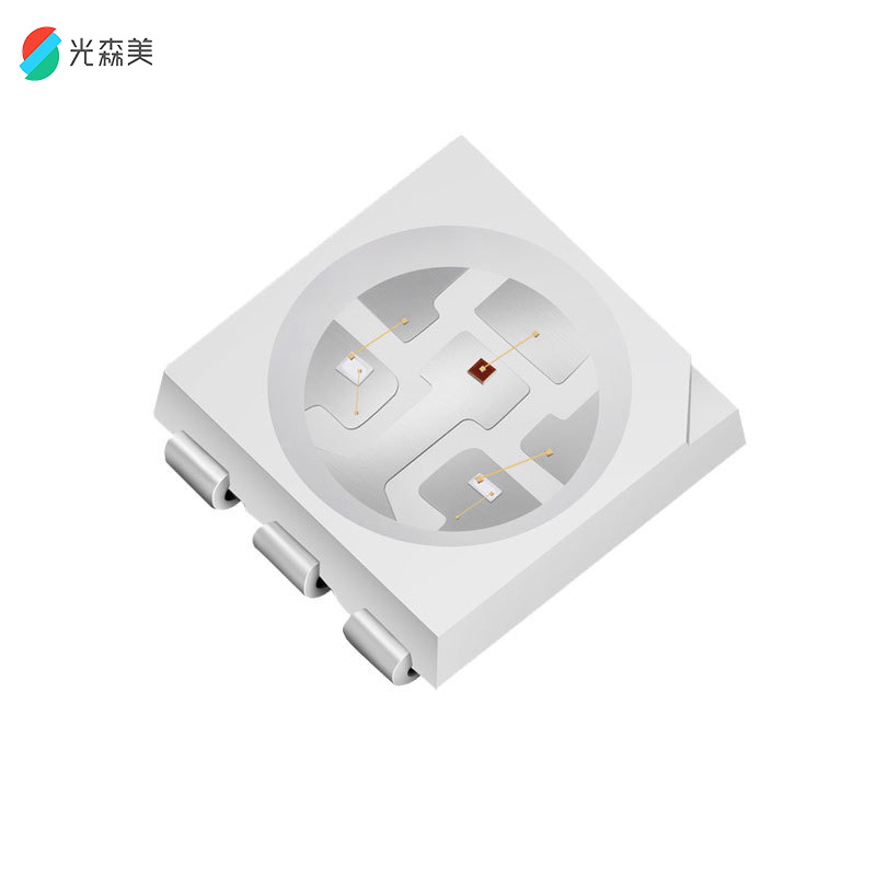 源头厂家led灯珠 2121rgb幻彩灯珠2020内置ic灯珠led晶膜屏幻彩灯-阿