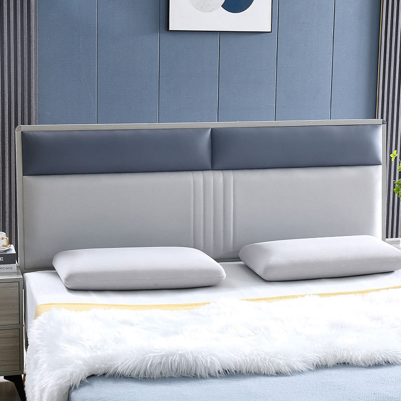 免漆落地软包床头板北欧简约现代床头靠背板1.8米板式经济型单买