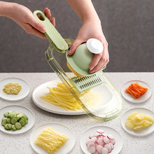 跨境厨房切丝切菜器家用刨丝器萝卜丝土豆丝切片多功能护手擦丝器