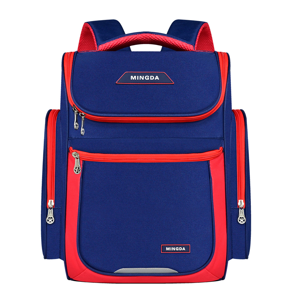 Primary School Student Schoolbag Grade 1-3-6 British Spine Protection Burden Reduction One Piece Dropshipping Wholesale Space Children's Schoolbag