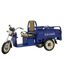 KAVAKI拉货载重三轮车工地拉砖送货车 客货两用电动太阳能三轮车