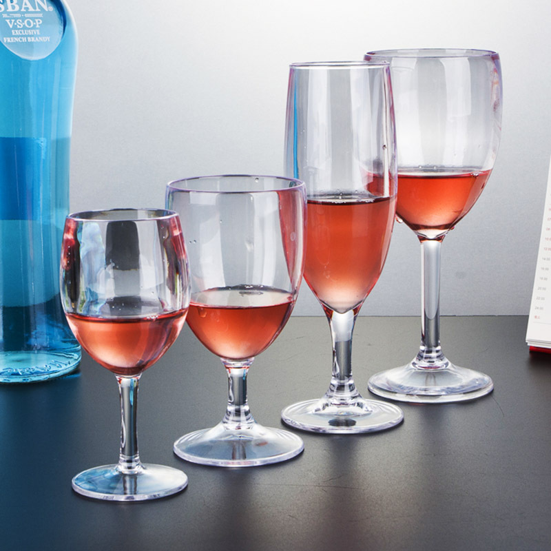 transparent imitation crystal goblet bar party plastic red wine glass champagne brandy wine glass rs-2745