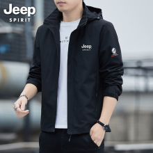 JEEP SPIRIT新款男款单层夹克修身休闲防风大码男夹克外套