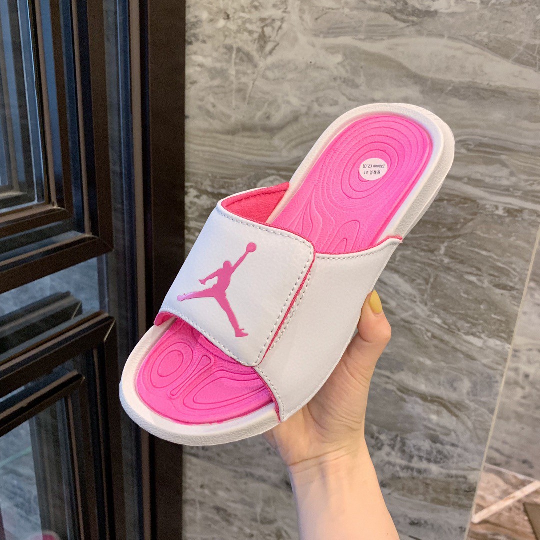 aj拖鞋乔6男大码休闲一字拖情侣外穿凉拖飞人魔术贴篮球运动拖鞋