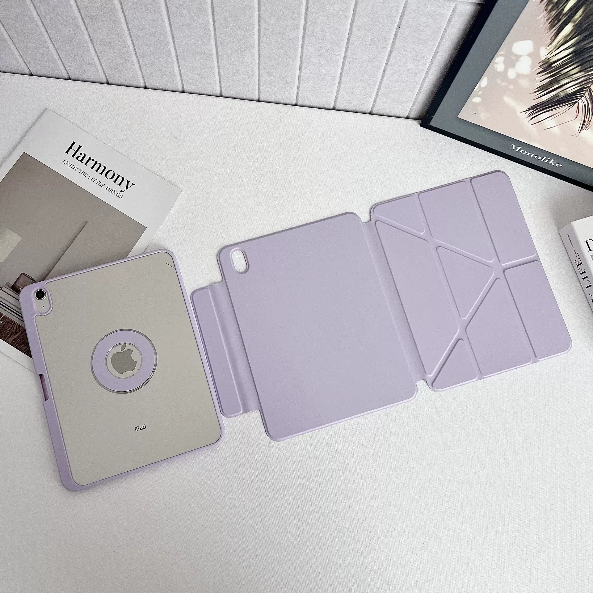 适用于ipad11磁吸保护套air4/5可拆卸720度旋转pro2025平板壳10代