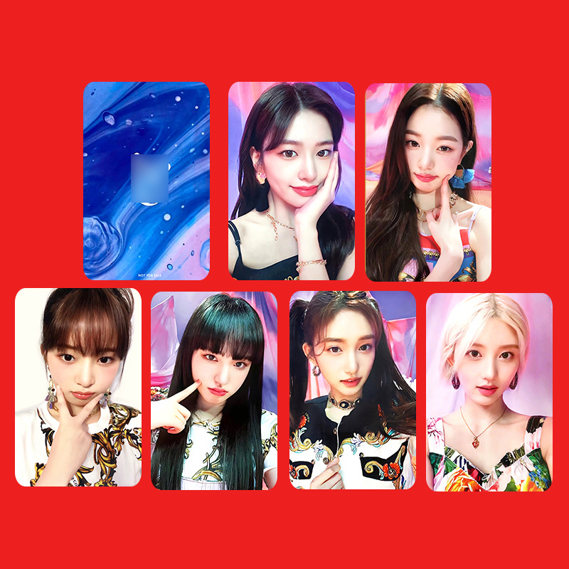 ive芙eleven专辑日专小卡明星周边粉丝同款小卡收藏张元英李瑞liz