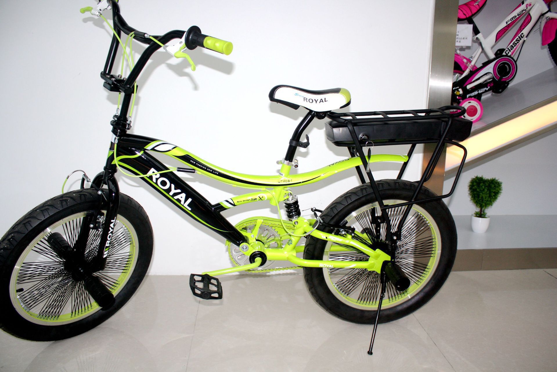 24寸跨境电商电动 淑女电动车36v后货架电池款电瓶车免邮