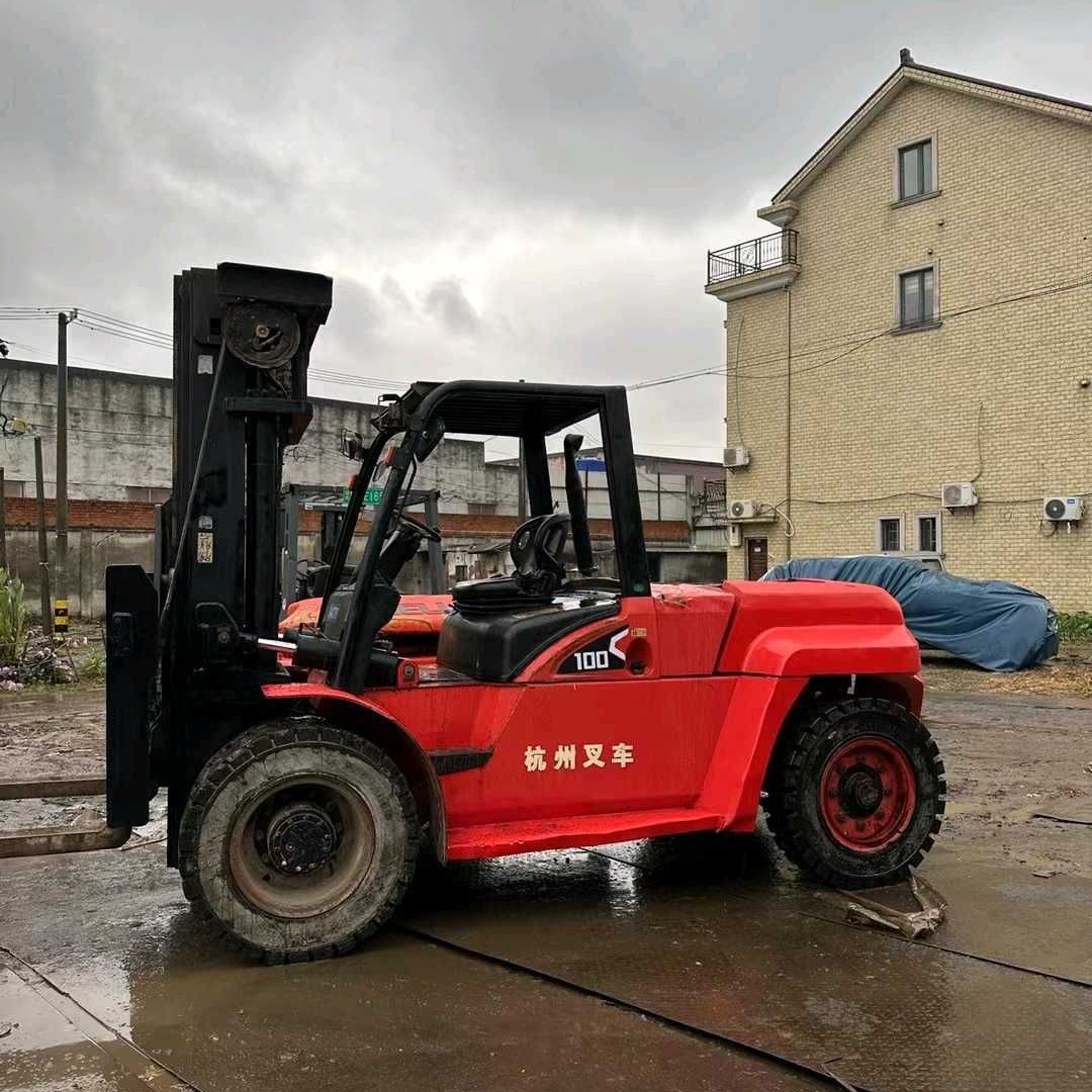 杭叉10吨门架三节升高5米液压调距叉柴油叉车出售-阿里巴巴