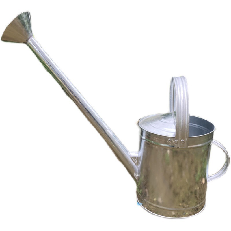 浇花壶浇水壶加长款洒水壶加厚镀锌白铁皮喷壶浇花浇菜水壶长嘴壶