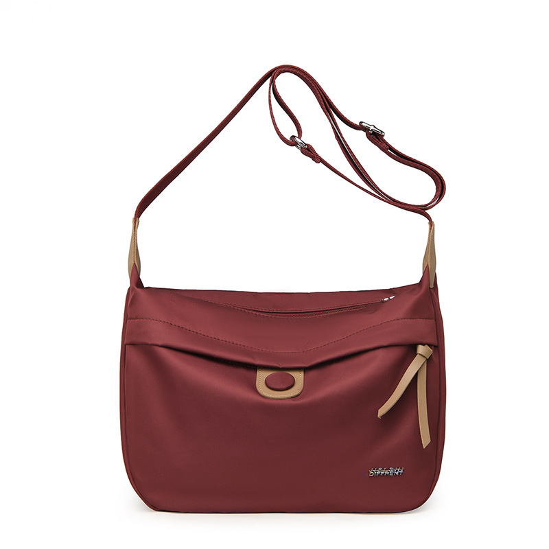 Fashion Commuter Single-Shoulder Bag Outdoor Travel Messenger Bag Nylon Cloth Bag Casual Female Trendy Bag