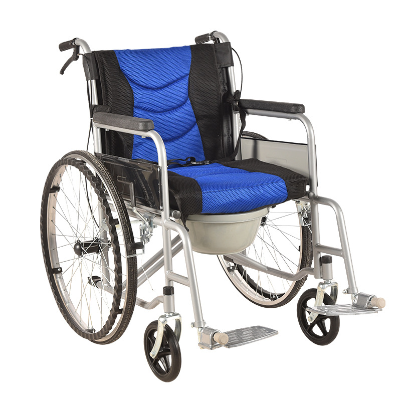 轮椅折叠轻便便携老人旅行超轻简易小轮手推车残疾老年人家用代步