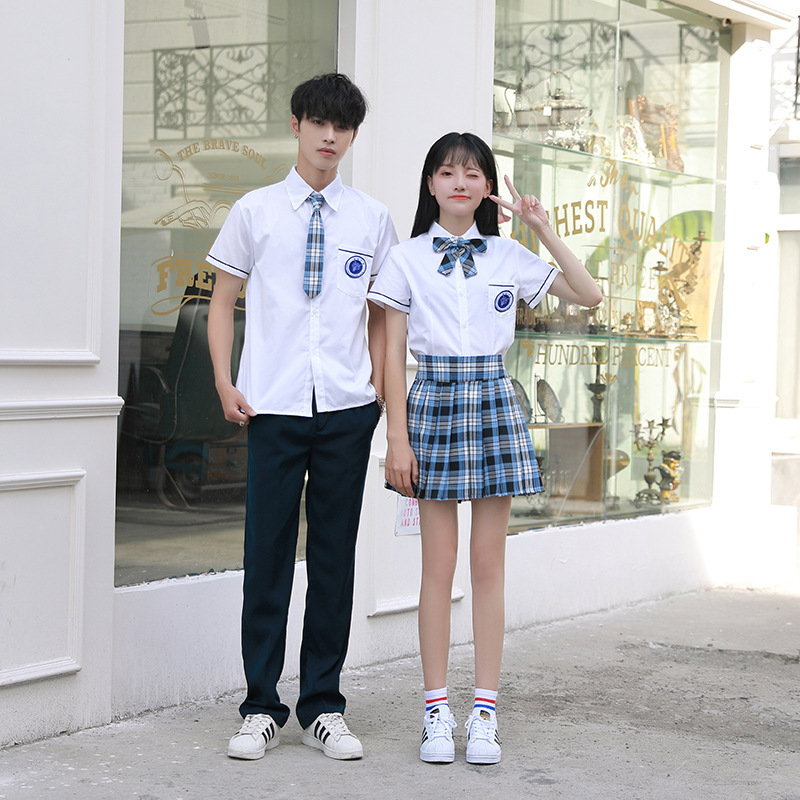 中学生校服少年派林妙妙同款学院风清纯jk衬衫制服套装演出秋夏女
