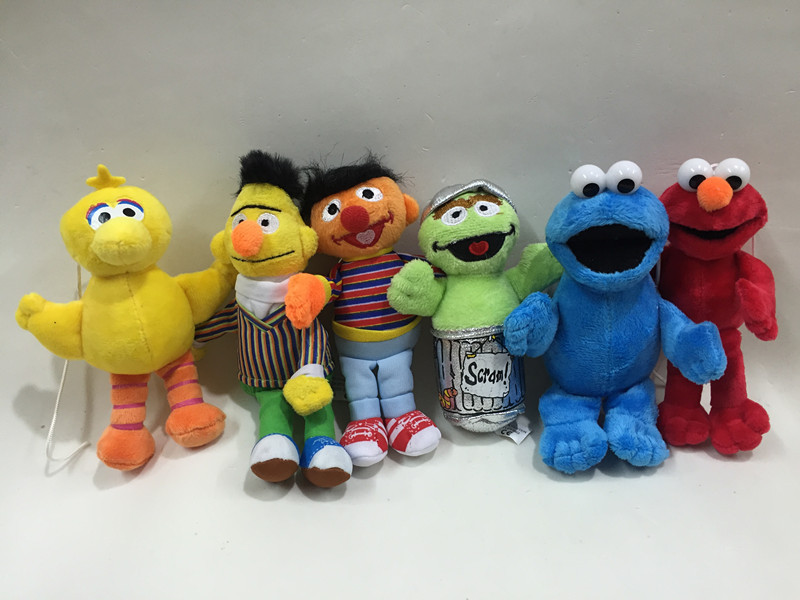 钥匙扣芝麻街系列sesame street公仔艾摩elmo毛绒玩具
