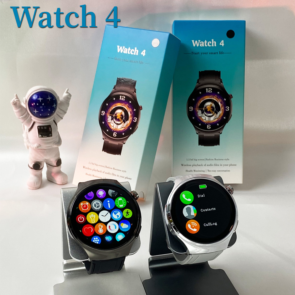 2024新品发布watch4跨境爆款圆屏智能手表 高清全触蓝牙通话厂家