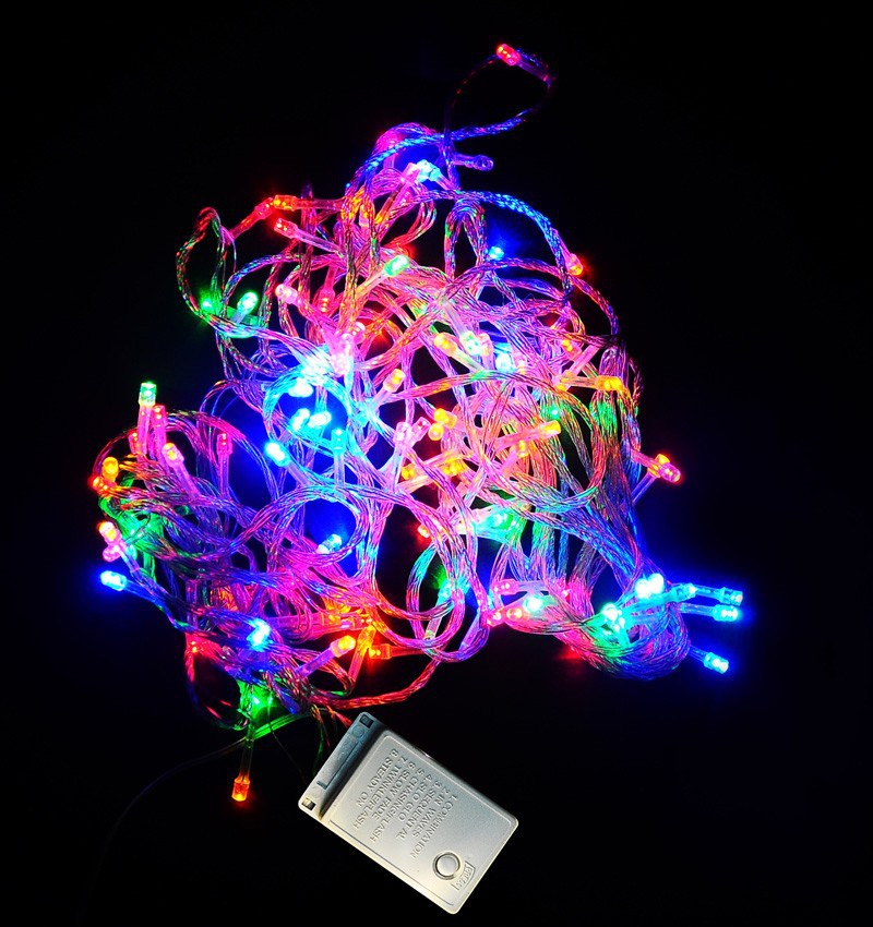 10米彩灯 户外防水led小彩灯闪灯串灯婚庆新年装饰灯满天星霓虹灯