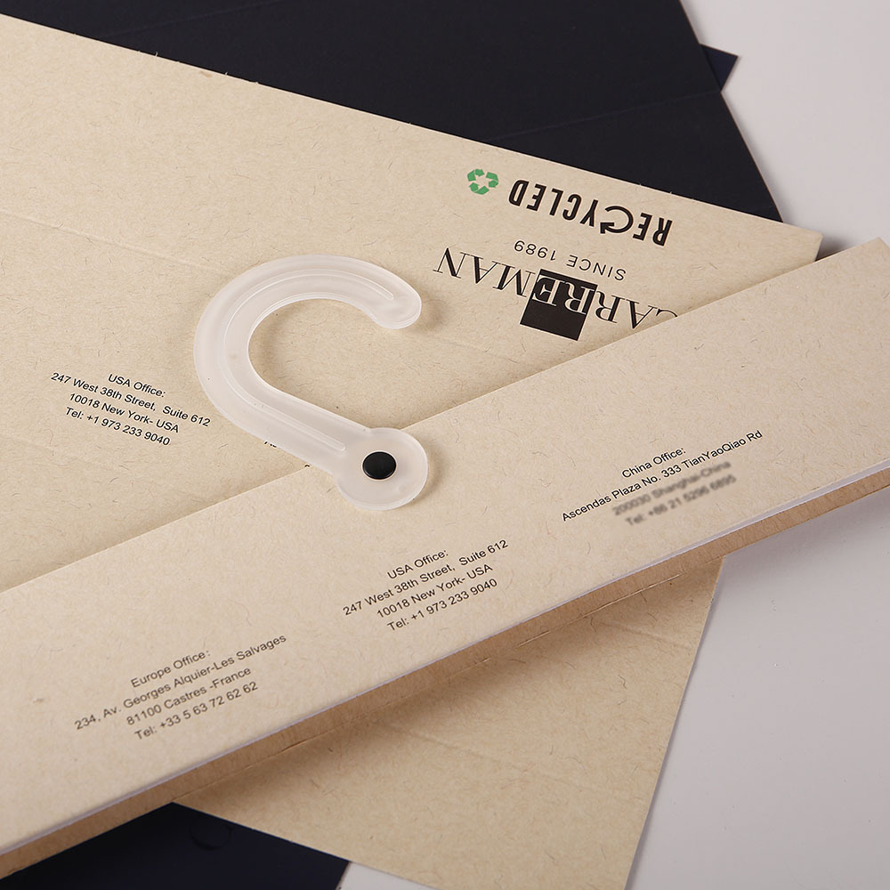 面料挂卡头问号钩大挂卡布样卡头挂布卡布夹纺织品吊卡纺织面料吊卡