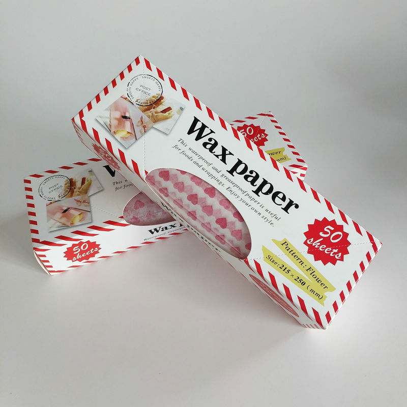 Wax Paper Wax Paper Food Wrapping Paper Dessert Packing Paper Anti-Oil Paper Baking Wax Paper Printing Wrapping Paper