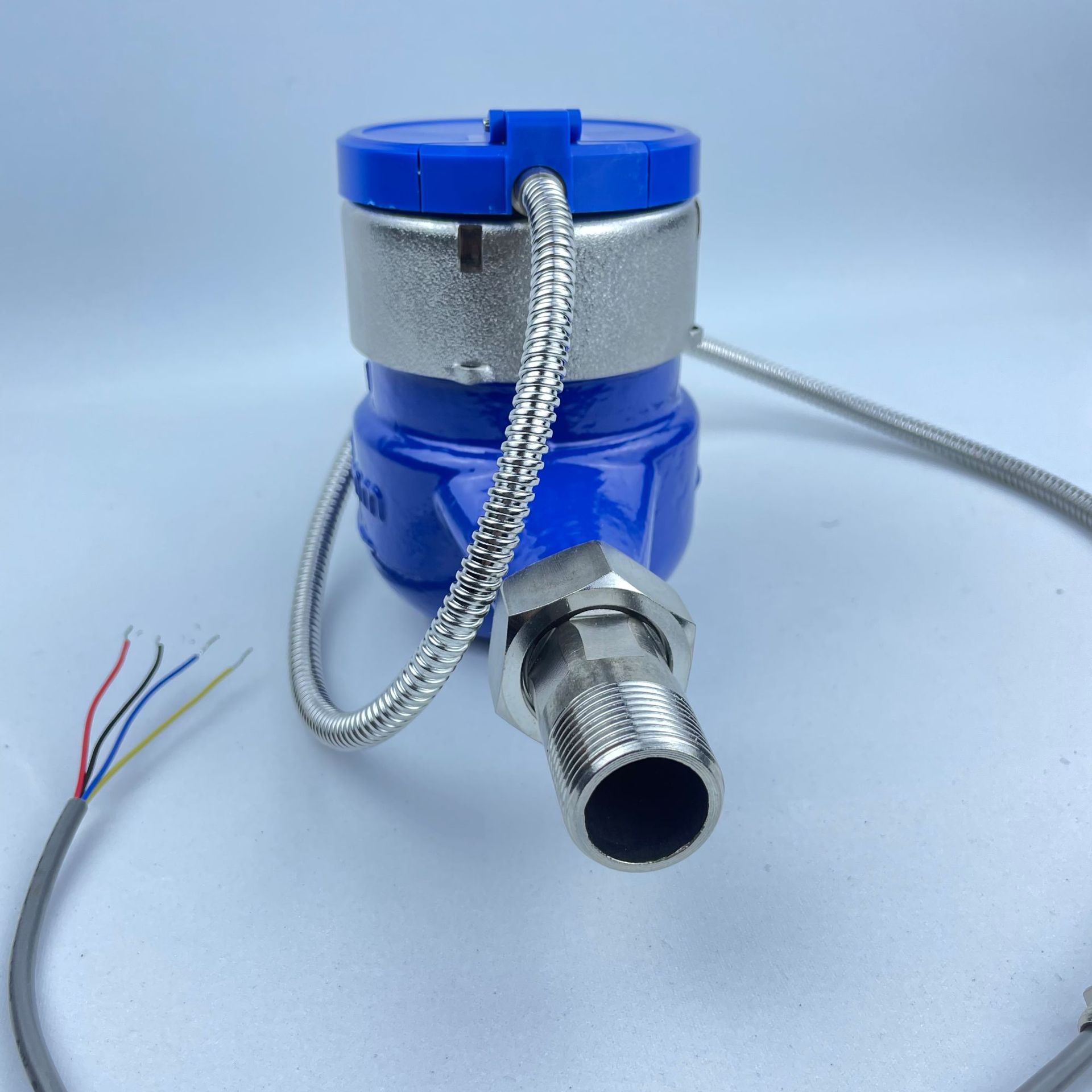 厂家生产rs485m-bus光电直读式水表 远程抄表智能远传水表