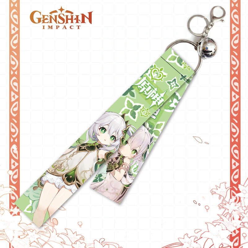 Ribbon Anime Game Derivative Character Peripheral Keychain Ribbon Bag Pedants Hangings