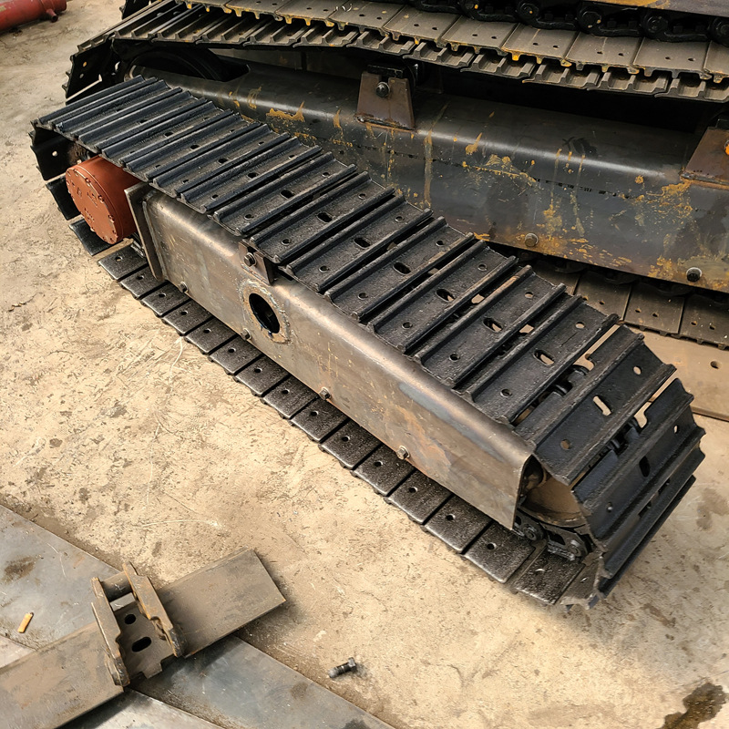 液压钢制履带行走底盘 定做10吨履带钻机底盘 电动遥控履带底盘