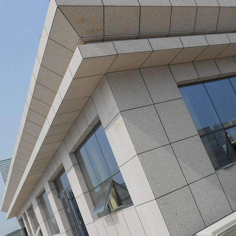 五莲红干挂板 花岗岩外墙装饰干挂板外墙使用幕贴板外墙干挂石材