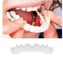 跨境批发上牙下牙仿真牙套 二代硅胶仿真牙齿假牙套
