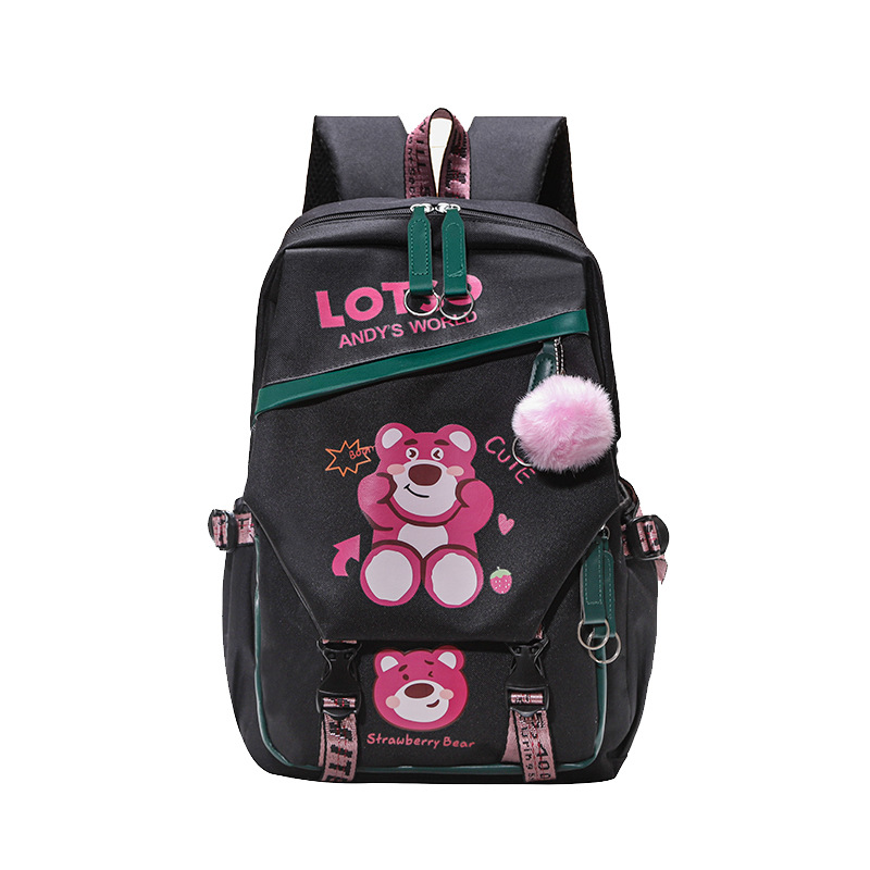 Cross-Border Men's and Women's Lightweight Casual Boys and Girls Fifth Grade Junior High School Cute Backpack Backpack Primary School Student Schoolbag Wholesale