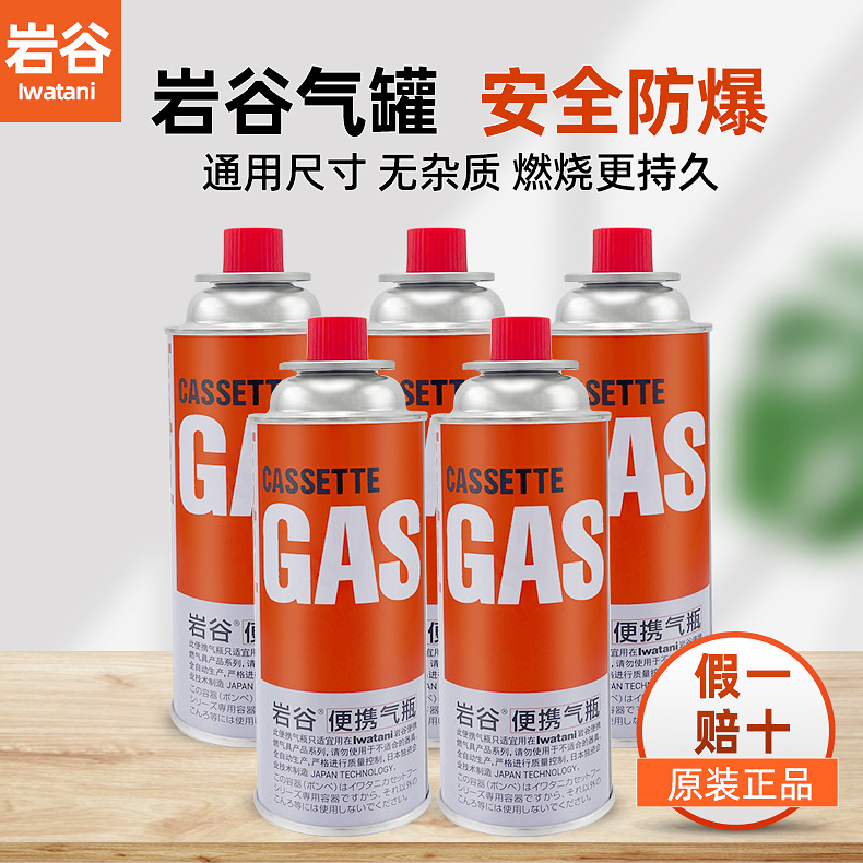 岩谷卡式炉气罐户外气灶便携式液化燃气体通用防爆丁烷气瓶250g