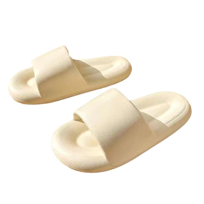 Shit Feeling Platform Slippers Women's Summer Home Indoor Bathroom Non-Slip Home Couples Sandals Men's Outerwear Tide