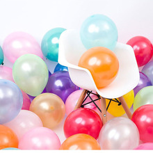 2.2克加厚珠光圆形乳胶气球 婚庆用品布置礼品气球微商地推礼品